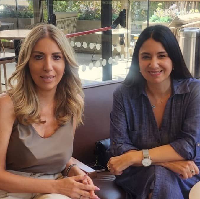 Συζήτηση και ανταλλαγή απόψεων με την φίλη Γεωργία Σολωμου, Πρόεδρο της Οργάνωσης Women4Cyber