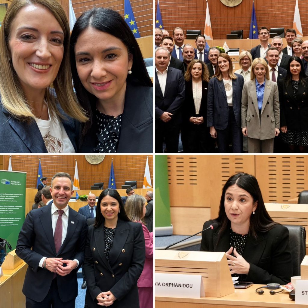 Επίσκεψη της Προέδρου του Ευρωπαϊκού Κοινοβουλίου Ροπ;έρτας Μετσόλα στην Κύπρο